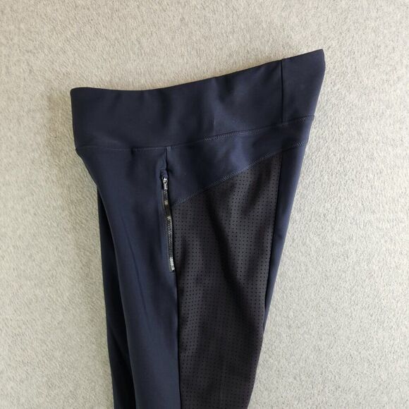Athleta Pants Womens MT Blue Stellar Crop Perforated Vented Hiking Trails - Picture 4 of 14